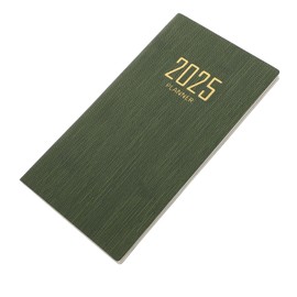 SEWACC Yearly Planner Notepad Pu Cover Smooth Writing for Office Home and Travel Planning for Students and Daily Task Management