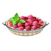 FEOOWV 1 Pack Round Glass Pie Pans for Baking Round