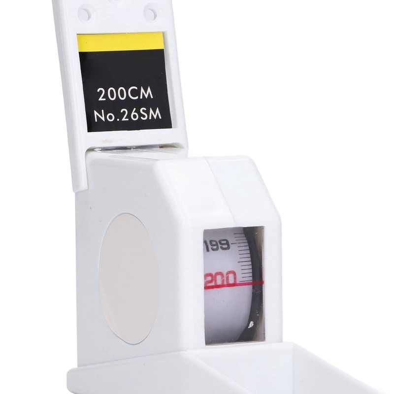 200cm Stadiometer Wall Mounted Growth Measuring Height Ruler, Roller Ruler