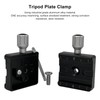 Quick Release Plate Mount Adapter Clamp Tripod Head Clamp Two