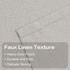 KEQIAOSUOCAI Completely 100% Blackout Linen Textured Grommet Curtains (Light Beige,2
