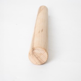 Lehman's Sauerkraut Stomper, Dual-Sided Heavy Duty Wooden Crock and Jar Packer Tool for Pickling Fermenting Preserving and Home Canning, 11.8 inch