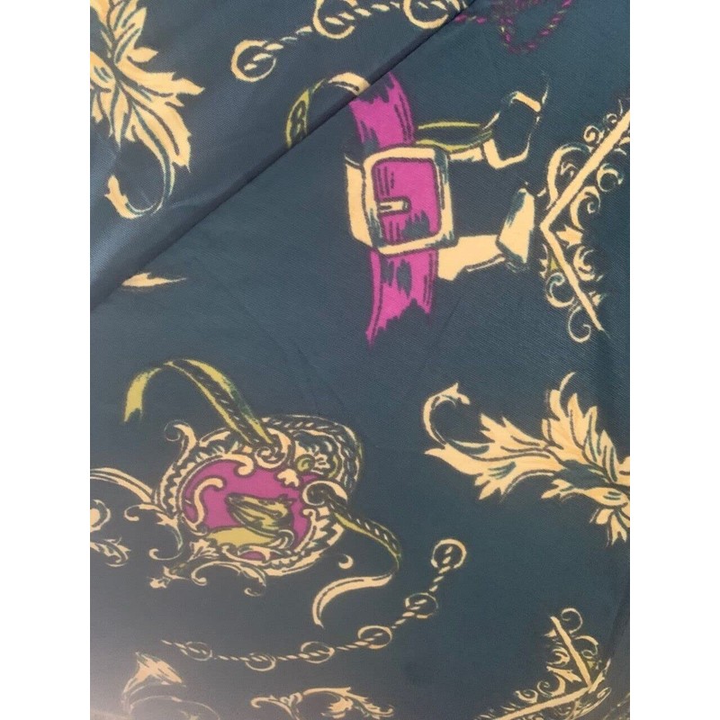 Telescopic Patterned Umbrella (Green)