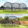 SHANTRA Batting Cage with Frame and Net, 13ft & 22ft