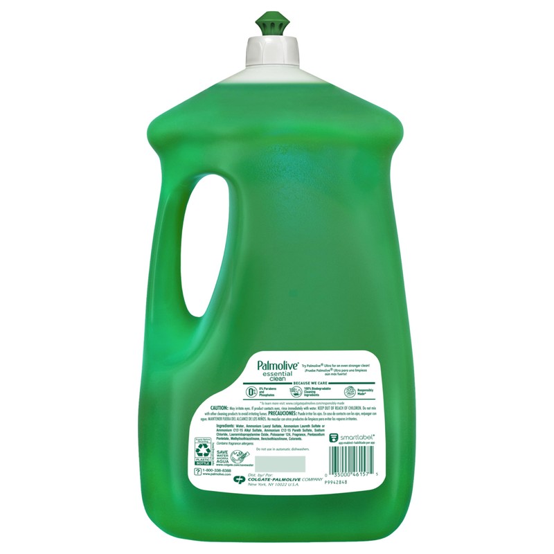 Palmolive Dishwashing Liquid Dish Soap Refill, Essential Clean, Original -