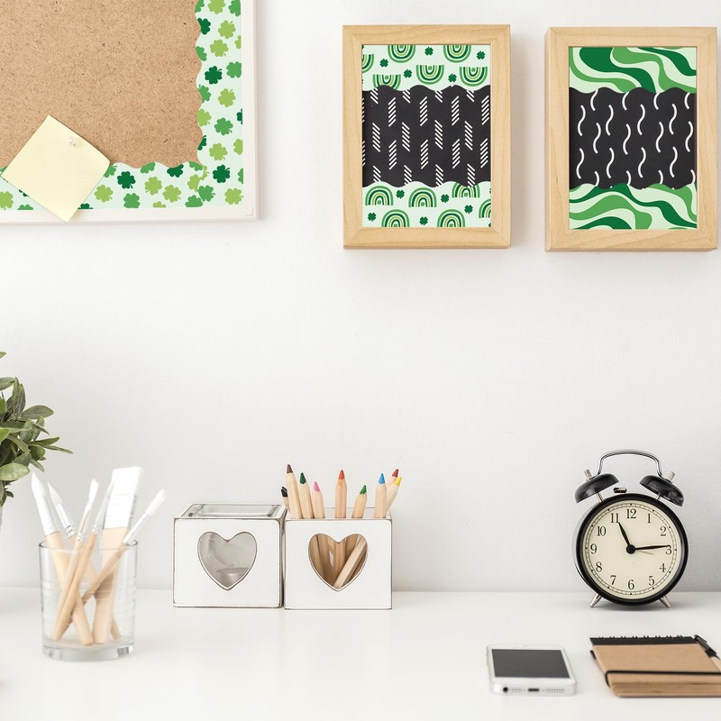 Whaline 82Ft Boho St Patrick's Day Bulletin Board Borders Green