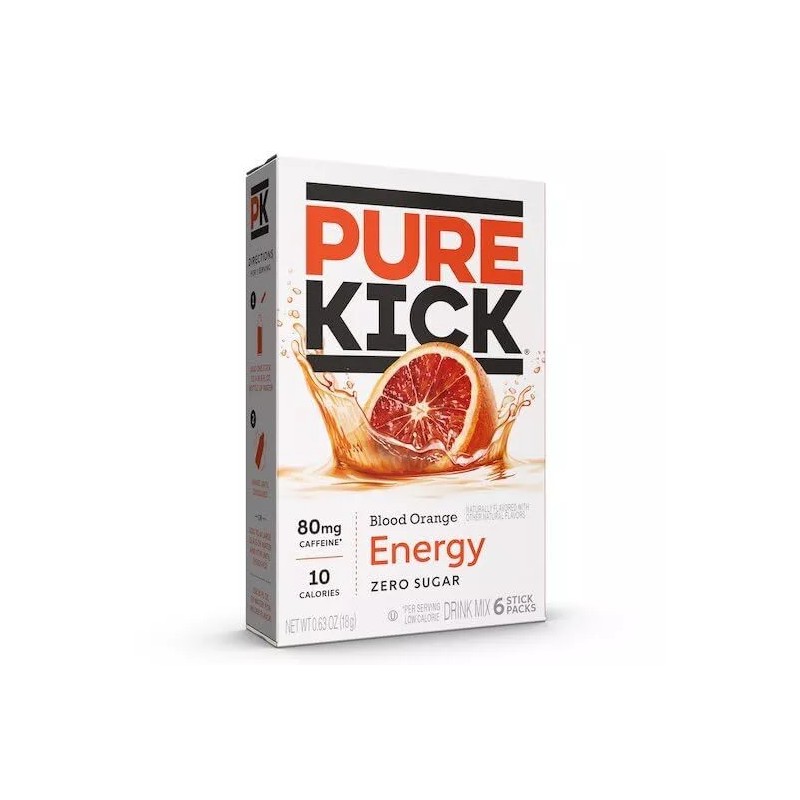 The Jel Sert Company Pure Kick Energy Singles To Go