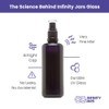 Infinity Jars 100 Ml (3.4 fl oz)Black Ultraviolet Glass Fine