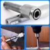 2 Pcs SDS Bit Adapter Hex Socket Drill Holder Converter