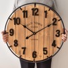 EMAX HOME Large Old Town Farmhouse Wall Clock 24 Inch