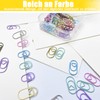 luckaide Paper Clips, Pack of 100 Paper Clips, Heart Motif,