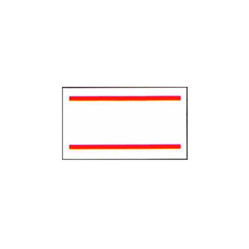 Hand Label for PB – 1 (1000) Sheet, 10 Pairs) Solid Red Two Lines