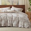 Bedsure 100% Muslin Cotton Duvet Cover King Size - Ultra-Soft,