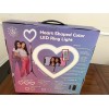 Dixie & Charli 13" Heart Shaped Color LED Ring Light