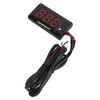 LCD Motorcycle Thermometer Ultra Thin Waterproof Water Temp Meter with