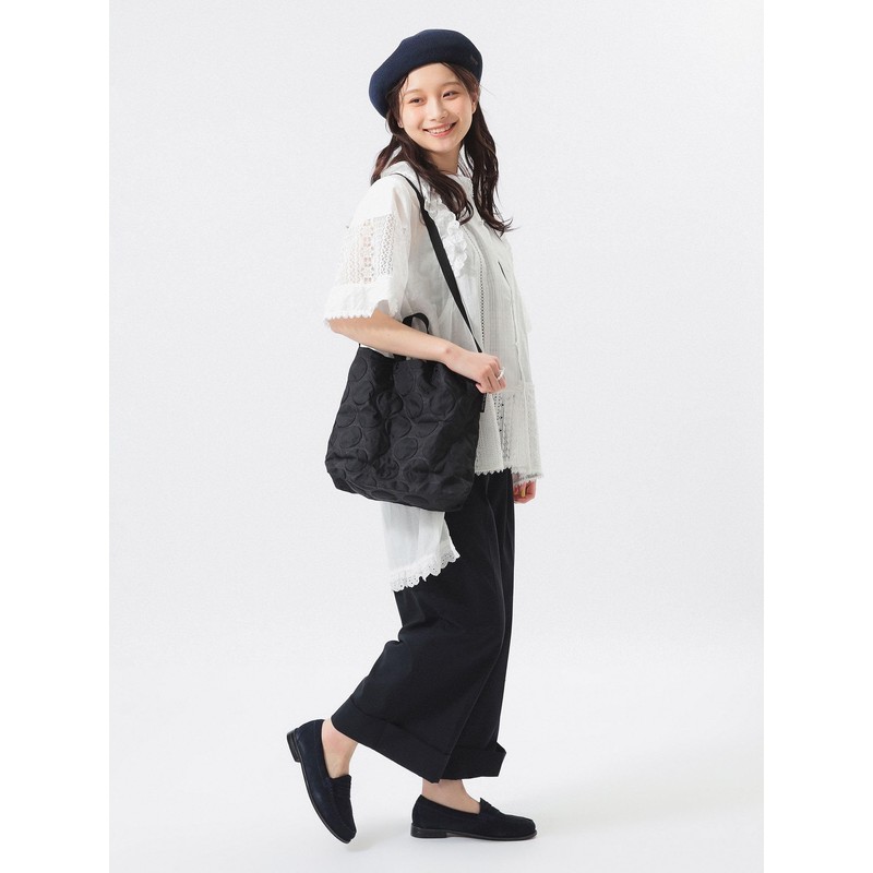 Beams Boy BAG'n'NOUN 13610103443 Bag-Nown Shoulder Bag, Customized, Dotted Bag,