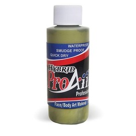 ProAiir Face and Body Painting Makeup - 2oz (60ml) Zombie Swamp Moss