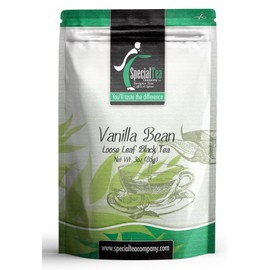 Special Tea Vanilla Bean Black Tea, Loose Leaf, 3 Ounce