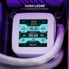 SAMA LD 240mm AIO Liquid CPU Cooler, 2.8" Custom LCD