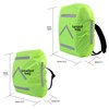 CampTeck U7283 High Visibility Elasticated Rucksack Rain Cover Waterproof Neon
