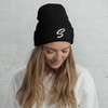 S LOGO Cuffed Beanie - Color: Spruce