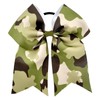 Camouflage Cheer Bow Green Tye Dye Come Hair Bowknot Camouflage