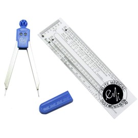 Scrubsmart Royal EKG Caliper and EKG Clear #422 Ruler