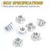 100Pcs 1/4-20 Nut, 304 Stainlee Steel 1/4 20 Nut Hardware