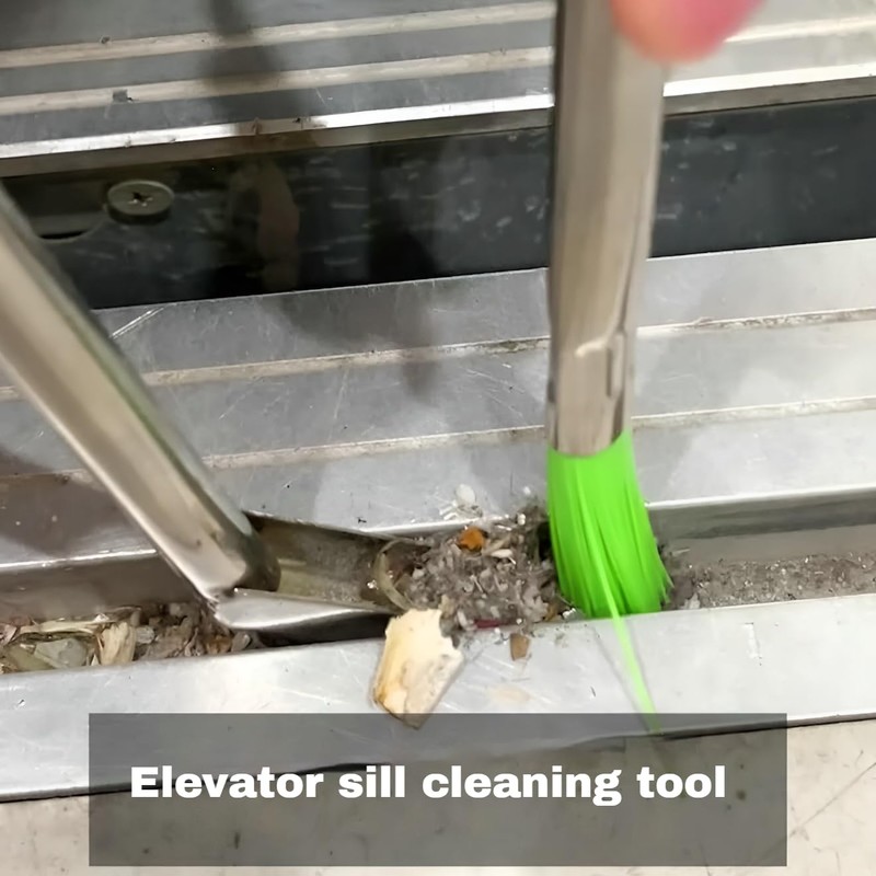 Elevator Door Groove Cleaner – 304 Stainless Steel Elevator Threshold