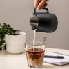 Milk Frothing Pitcher 20oz/600ml, Stainless Steel Espresso Steaming Pitcher Milk