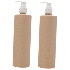 VICASKY 2pcs Refillable Pump Bottles Travel Containers for Shampoo Conditioner Lotion Dispenser Portable Empty Pump Bottles for Body Wash and Cream Storage