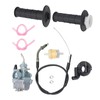 XQSMWF Carburetor with Handle Grip Throttle Cable Compatible with Yamaha