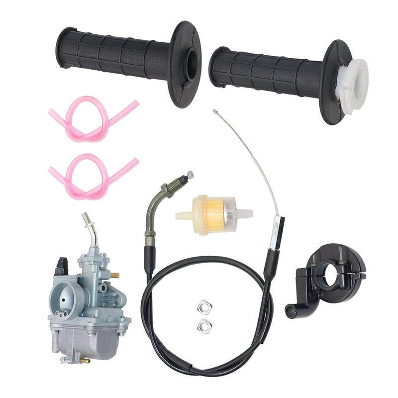 XQSMWF Carburetor with Handle Grip Throttle Cable Compatible with Yamaha