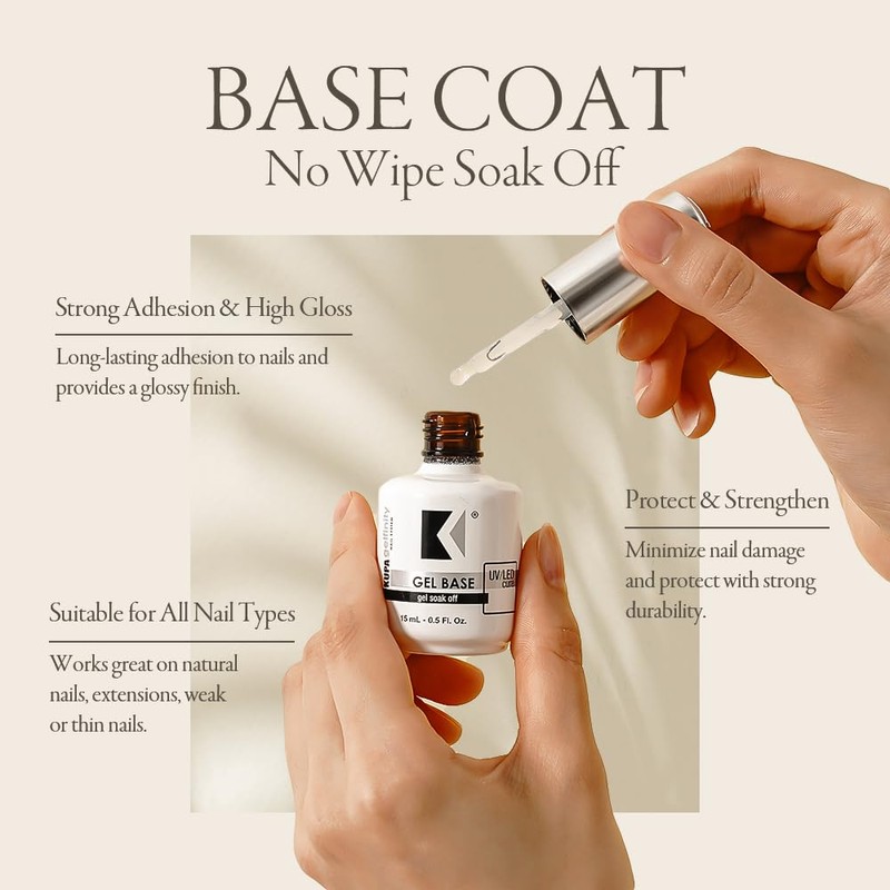 KUPA GelFinity - Soak Off Gel - Base Coat 0.5