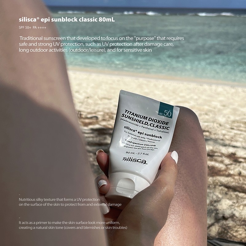 Silisca [1+1] Siliska Sunblock Sun Cream 80ml (Light + Classic)