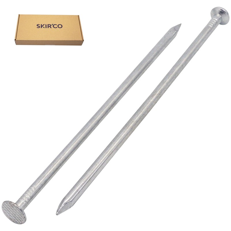 SKIR'CO (30 pcs) Zinc Plated Construction Nails 5.0 x 150