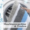Homaxy Non-Slip Bathroom Rug Soft High-Pile Microfibre Bath Mat Absorbent