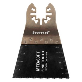 Trend Universal Fine Tooth CrV Multi-Tool Saw Blades, 68 mm, For Clean Cutting in Wood and Plastics, 5 Pack, MTB/63FT