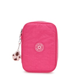 Kipling 100 PENS Large pencase, Pouches, Cases, Happy Pink C (Pink)