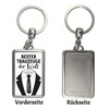 Best Man Keyring with Saying "Bester Trauzeuge der Welt" Ideal