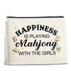 UPNEGE Mahjong Lovers Makeup Bag Mahjong Gifts for Mahjong Player
