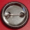 1 Inch Black Hellbastard Ripper Crust Punk Round Pinback Button