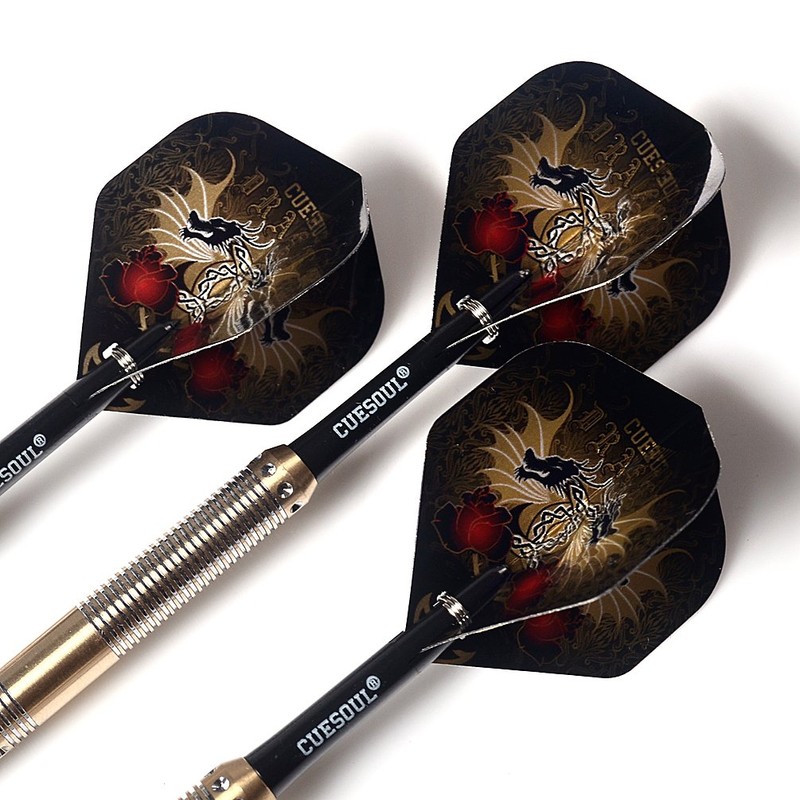 Cuesoul Dragon Deluxe Brass Steel Darts, 21 Grams