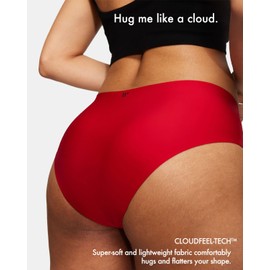 STRAWBERRY WEEKS LEAKPROOF2.0 Seamless Bikini Period Underwear for Women | Period Panties Holds 6 Tampons | Mild Incontinence Leak Proof Underwear (L/XL,3-Multicolor)