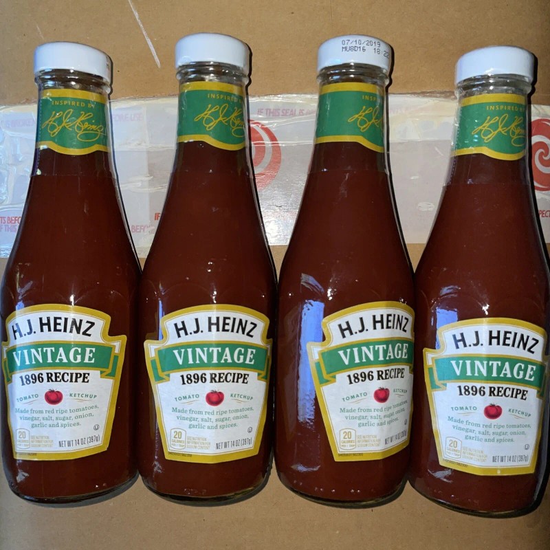 Heinz 4 Heinz 8 Sided Vintage 1896 Recipe Ketchup 14