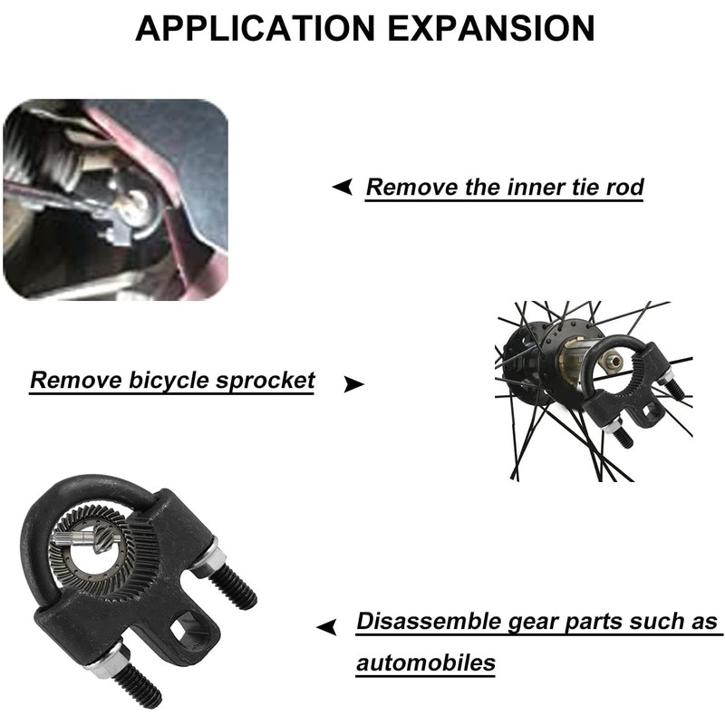 FRYSMU Inner Tie Rod Removal Tool, 3/8” Tie Rod End
