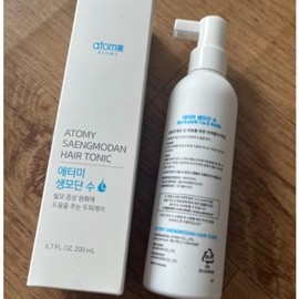 Kolmar Korea Hair Tonic Atomy Raw Hair Dansu 2 piece set + 2 bird beak type masks provided, 200ml / 한국콜마 헤어토닉 애터미 생모단수 2개 세트 +새부리형 마스크 2매 증정, 200ml