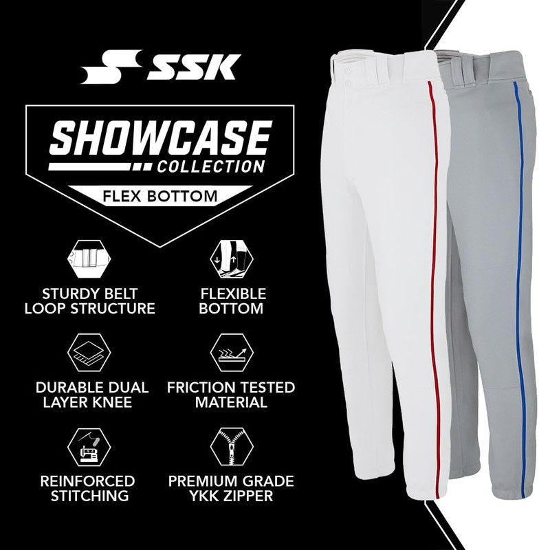 SSK Showcase Collection Flex Bottom Adult Baseball Pants | Adult