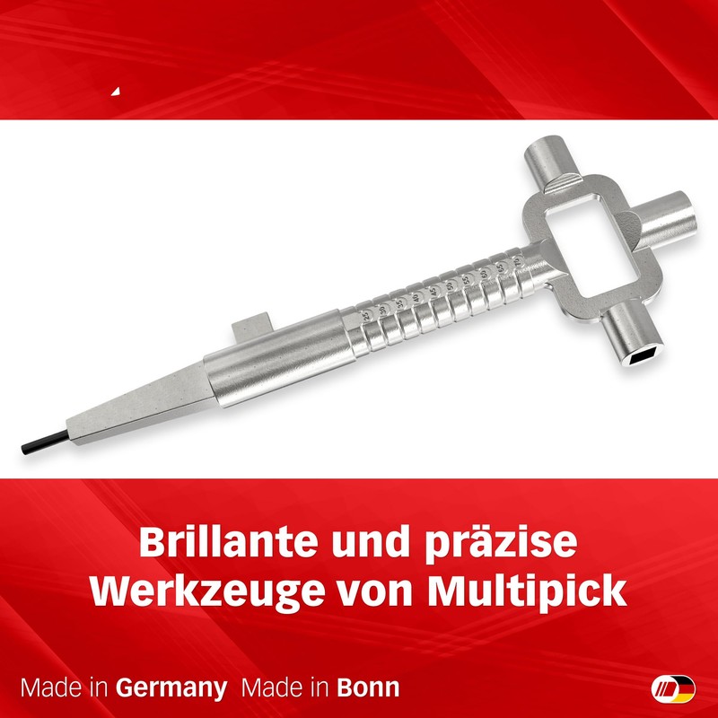 Multipick Universal Key [Made in Germany] Construction Key – Architect