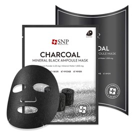 Charcoal Mineral Black Ampoule Mask 10pcs/Box